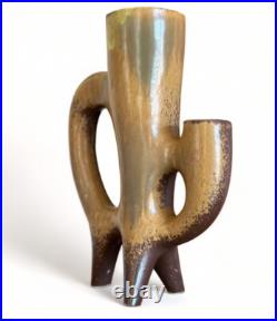 Rare Vintage Ikebana Vase Japan Mid Century Modernist TOYO 1960s Pottery Rare Vintage Ikebana Vase Japan Mid Century Modernist TOYO 1960s Pottery
