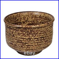 Rare Vintage John Glick Plum Tree Pottery Textured Glaze Stoneware Planter Bowl