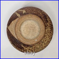 Rare Vintage John Glick Plum Tree Pottery Textured Glaze Stoneware Planter Bowl