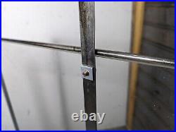 Rare Vintage Lucite Acrylic & Metal Magazine Rack Mid Century Modern Atomic Rare Vintage Lucite Acrylic & Metal Magazine Rack Mid Century Modern Atomic