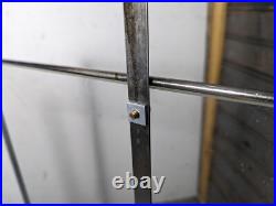 Rare Vintage Lucite Acrylic & Metal Magazine Rack Mid Century Modern Atomic