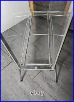 Rare Vintage Lucite Acrylic & Metal Magazine Rack Mid Century Modern Atomic