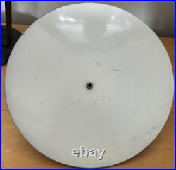 Rare Vintage MCM Metal Iron Lamp Atomic Era Mid Century Modern 50s Saucer Shade