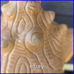 Rare Vintage MID Century Modern Conch Sea Shell Table Lamp Florida Regency Style