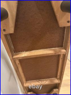 Rare Vintage Mersman 8008 Mid Century Modern Step Blonde End Table 2-Tier