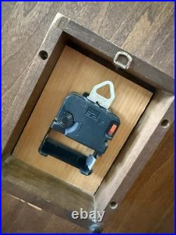 Rare Vintage Mid Century Modern Arthur Umanoff Howard Miller Walnut Wall Clock