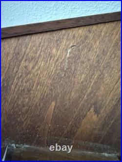 Rare Vintage Mid Century Modern Arthur Umanoff Howard Miller Walnut Wall Clock