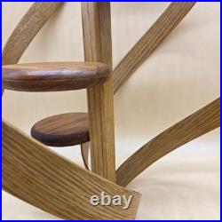 Rare Vintage Mid Century Modern Bentwood Spiral Unique Hanging 4 Shelf Planter