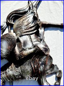 Rare Vintage Mid-Century Modern Josting Knight Fiberglass Wall Art Sculpture Rare Vintage Mid-Century Modern Josting Knight Fiberglass Wall Art Sculpture