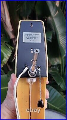Rare Vintage Mid Century Modern Multi-Adjust Fluorescent Table Lamp Plastic Stel