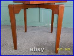 Rare Vintage Mid Century Modern Universal Woodcrafters Inc. Rotating Top Table