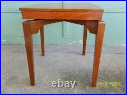 Rare Vintage Mid Century Modern Universal Woodcrafters Inc. Rotating Top Table