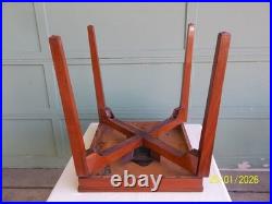 Rare Vintage Mid Century Modern Universal Woodcrafters Inc. Rotating Top Table