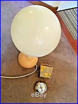 Rare Vintage Mid-century Modern Atomic Orb Space Age Globe Indoor/outdoor Lamp