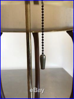 Rare Vintage Modeline Pearsall Kagan Walnut MID Century Large Sculpture Lamp