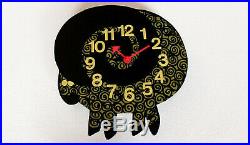 Rare Vintage Orignal Black Sheep Clock George Nelson Howard Miller Zoo Timer 65