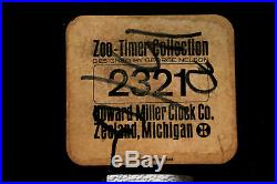 Rare Vintage Orignal Black Sheep Clock George Nelson Howard Miller Zoo Timer 65