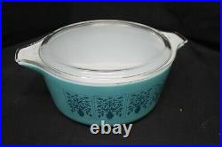 Rare Vintage Pyrex Saxony Promotional 475-B Cinderella Casserole Dish With Lid -A5