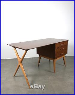 Rare Vintage Renzo Rutili For Johnson Partners Desk Mid Century Modern Restored