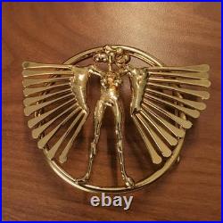 Rare Vintage Signed MID Century Modern Belt Buckle Joseph Burlini Sculpture
