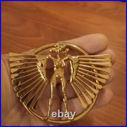 Rare Vintage Signed MID Century Modern Belt Buckle Joseph Burlini Sculpture