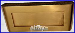 Rare! Vintage Silver Crest Bronze Mid Century Modern 15 Piece Desk/Office Set