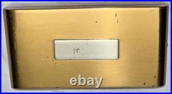 Rare! Vintage Silver Crest Bronze Mid Century Modern 15 Piece Desk/Office Set