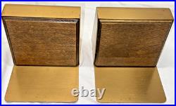 Rare! Vintage Silver Crest Bronze Mid Century Modern 15 Piece Desk/Office Set