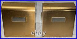 Rare! Vintage Silver Crest Bronze Mid Century Modern 15 Piece Desk/Office Set