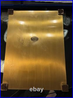 Rare! Vintage Silver Crest Bronze Mid Century Modern 4 Piece Desk/Office Set