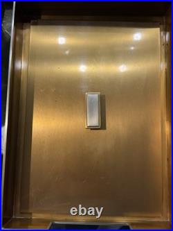 Rare! Vintage Silver Crest Bronze Mid Century Modern 4 Piece Desk/Office Set