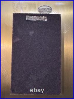 Rare! Vintage Silver Crest Bronze Mid Century Modern 4 Piece Desk/Office Set