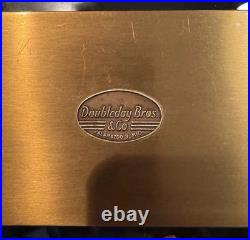 Rare! Vintage Silver Crest Bronze Mid Century Modern 4 Piece Desk/Office Set