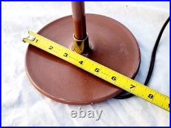 Rare Vtg 15 Mid-Century Modern UFO Saucer Table Lamp All Original