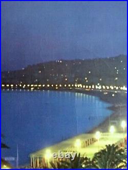 Rare Vtg 1964 MID Century France Cote D'azur Nice Collector's Travel Poster