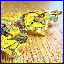 Rare Vtg Abraham Palatnik Lucite Stegosaurus Figurine Large 11.5 MCM Brazil