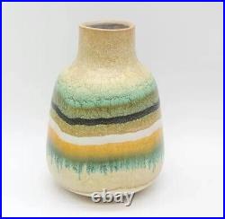 Rare Vtg Alvino Bagni Signed Mid-Century Modern Italian Studio Art Pottery Vase