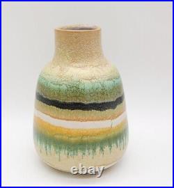 Rare Vtg Alvino Bagni Signed Mid-Century Modern Italian Studio Art Pottery Vase