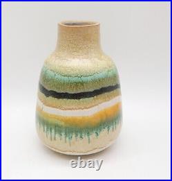 Rare Vtg Alvino Bagni Signed Mid-Century Modern Italian Studio Art Pottery Vase