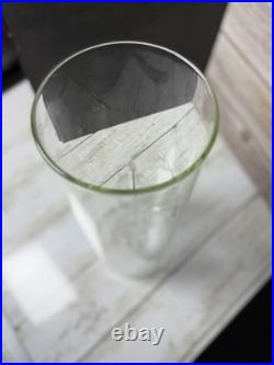 Rare Vtg. Double Chimney Handblown Zodiac Glass-oil-lamp Wolfard -excellent