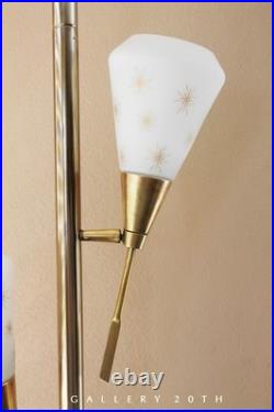 Rare! Vtg Laurel Tension Pole Lamp 1960 MID Century Modern Stiffel Futura Era