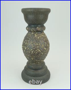 Rare large vintage jopeko PLANT STAND plant pot with base fat lava ceramic 1970s