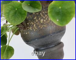 Rare large vintage jopeko PLANT STAND plant pot with base fat lava ceramic 1970s