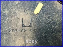 Rare lot of 4 Original Herman Miller Eames Fiberglass Shell Chairs Cerulean blue