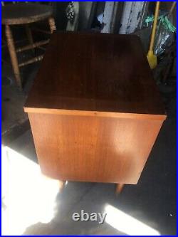 Rare mid century modern Night Stand For Restoration For Your Bedroom Set Rare