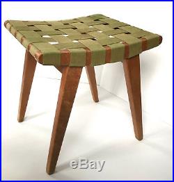 Rare midcentury ottoman by Jens Risom for Knoll Associates 1940's