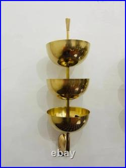 Rare of Pair Sconce Italian Stilnovo Style Mid Century Wall Fixture Lamp Light