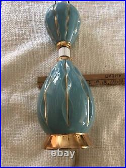 Rare vintage mid century modern table lamp, with Rare GE rotary center switch