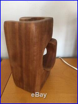 Rarely Available Mid Century Modernist Brian Willsher Carved Wood Sculpture