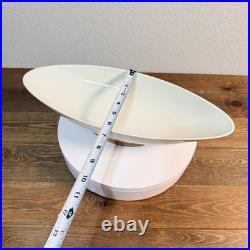 Raymor Capri Low Bowl Oval dish wamnut stand 1950s Michael Lax, vintage RARE
